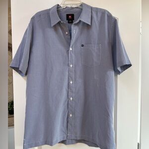 Quicksilver wrinkle free short sleeve button down